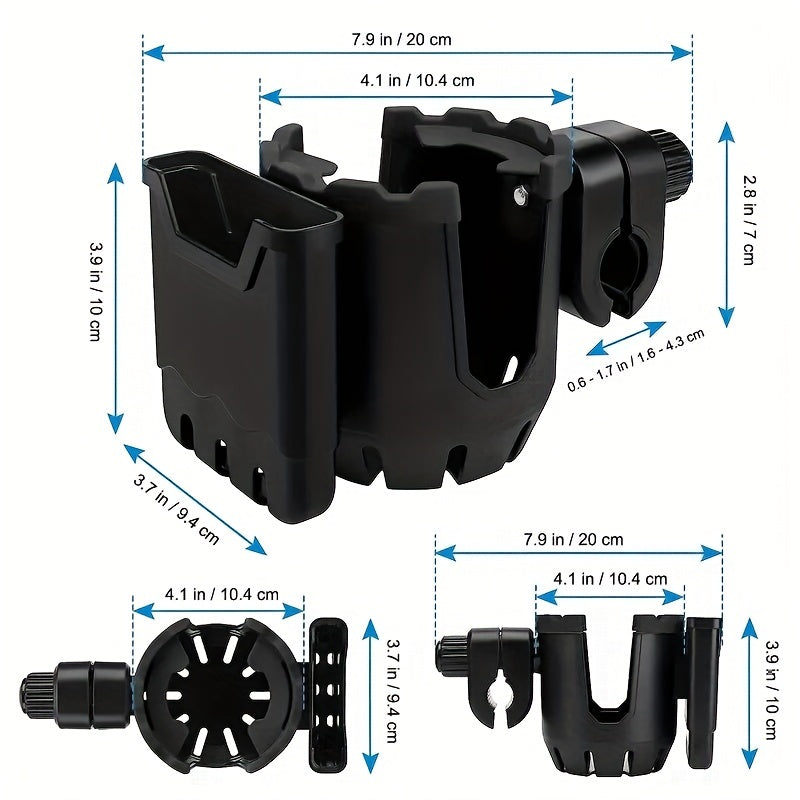 Universal Stroller Cup Holder with Phone Holder