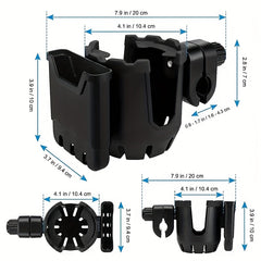Universal Stroller Cup Holder with Phone Holder