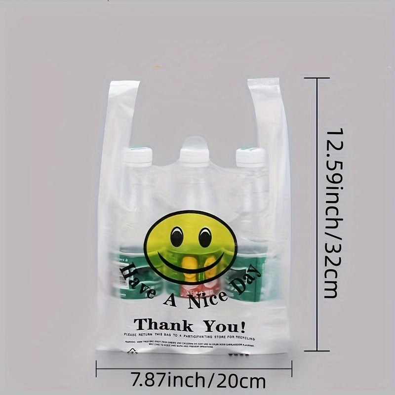 50pcs Reusable Eco plastic Bag for Grocery Mall Shopping