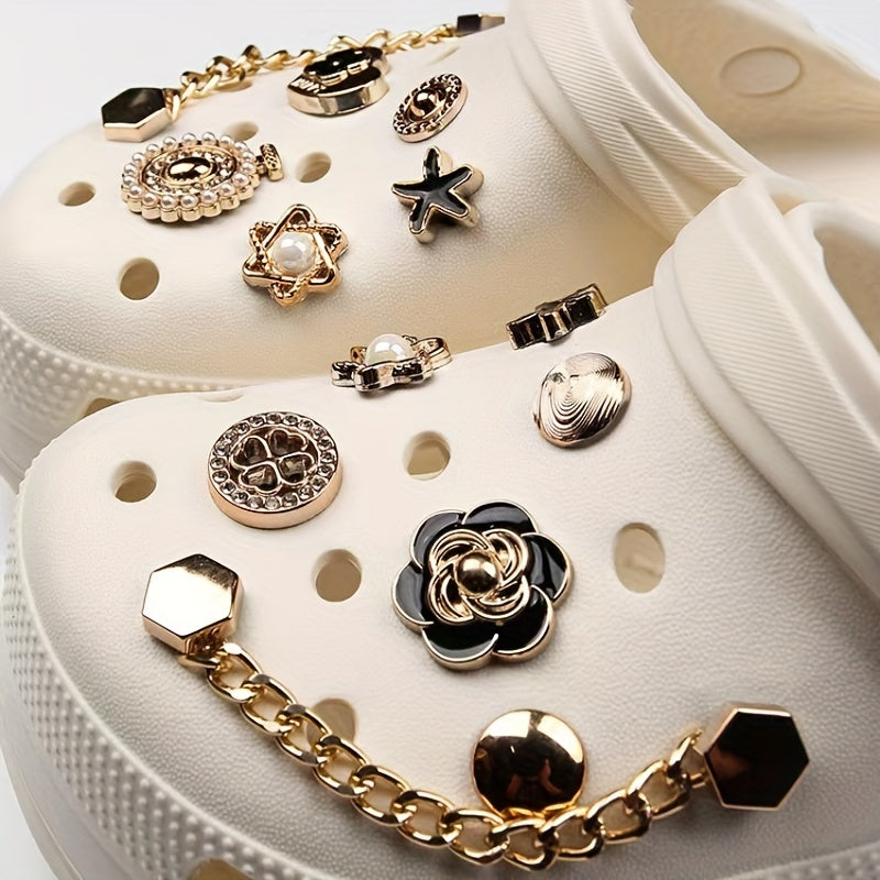 13pcs Shoe Decorations Sandals Slipper DIY Shoes Pins Kids Adults