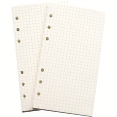 6 Hole Loose Leaf Paper Refills for Binder Notebook Planner Diary Journals