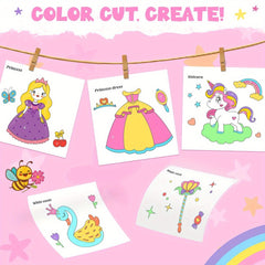 Magic Water Coloring Book Princess Theme