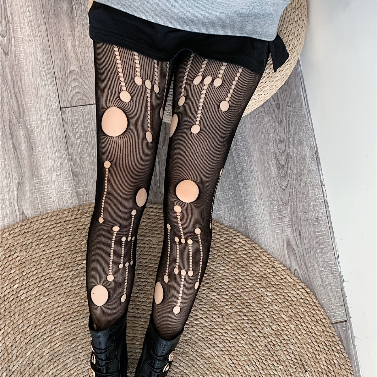 Women's Retro Ripped Hole Pantyhose