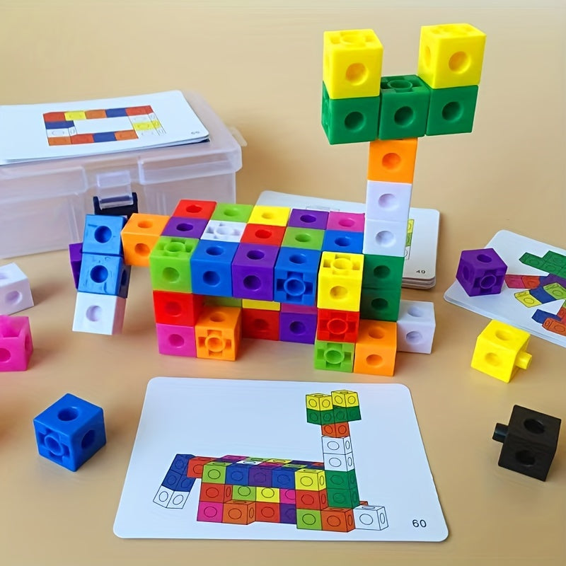 Magic Square Building Blocks Colorful Educational Toy for Kids