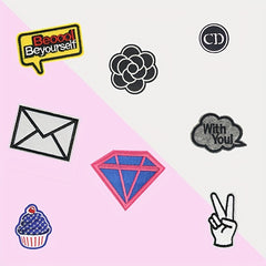 Iron On Patches Sew On Embroidered Applique Repair Patch DIY Crafts For Clothing