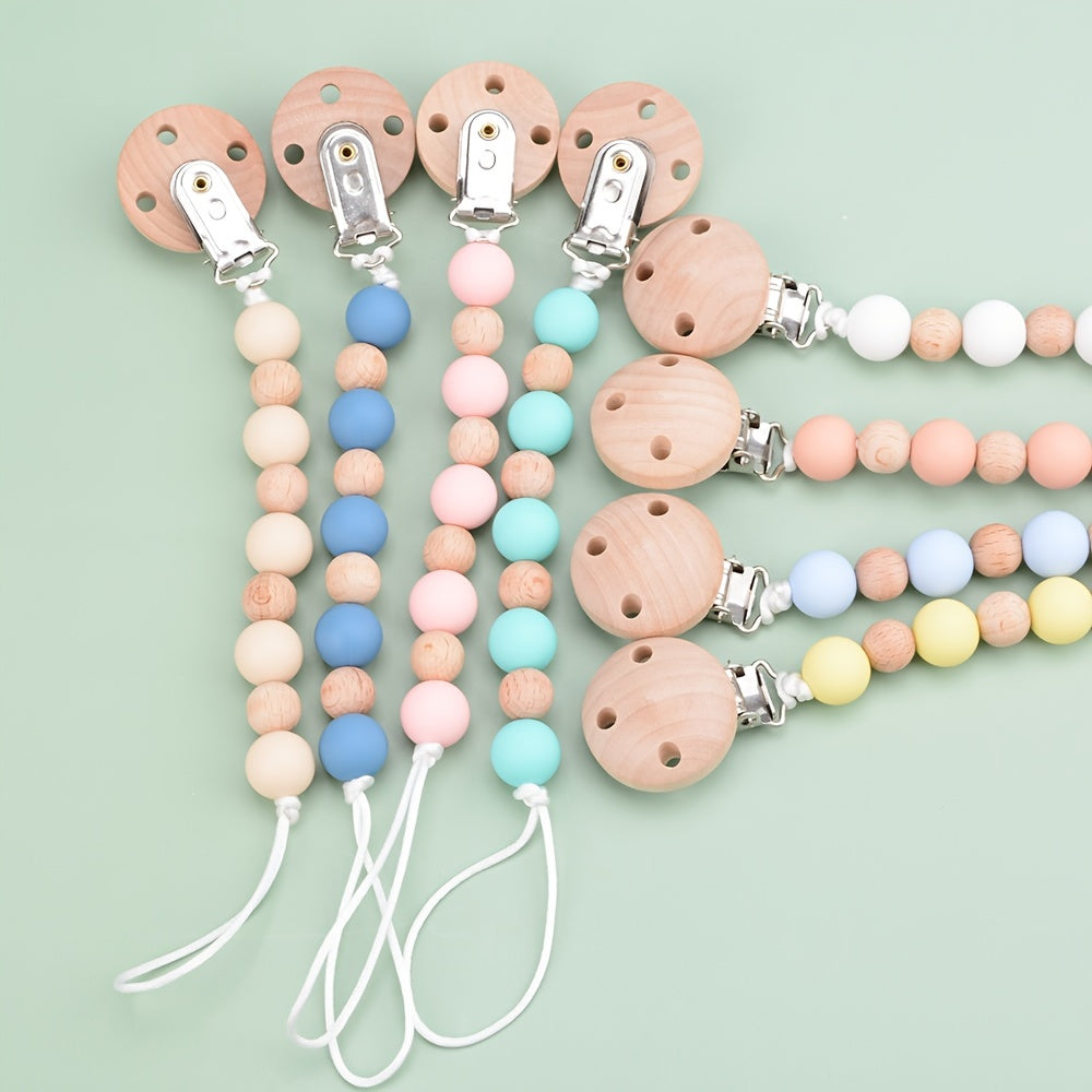 Colorful Baby Pacifier Clips for Teething Dummy Holder