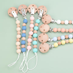 Colorful Baby Pacifier Clips for Teething Dummy Holder