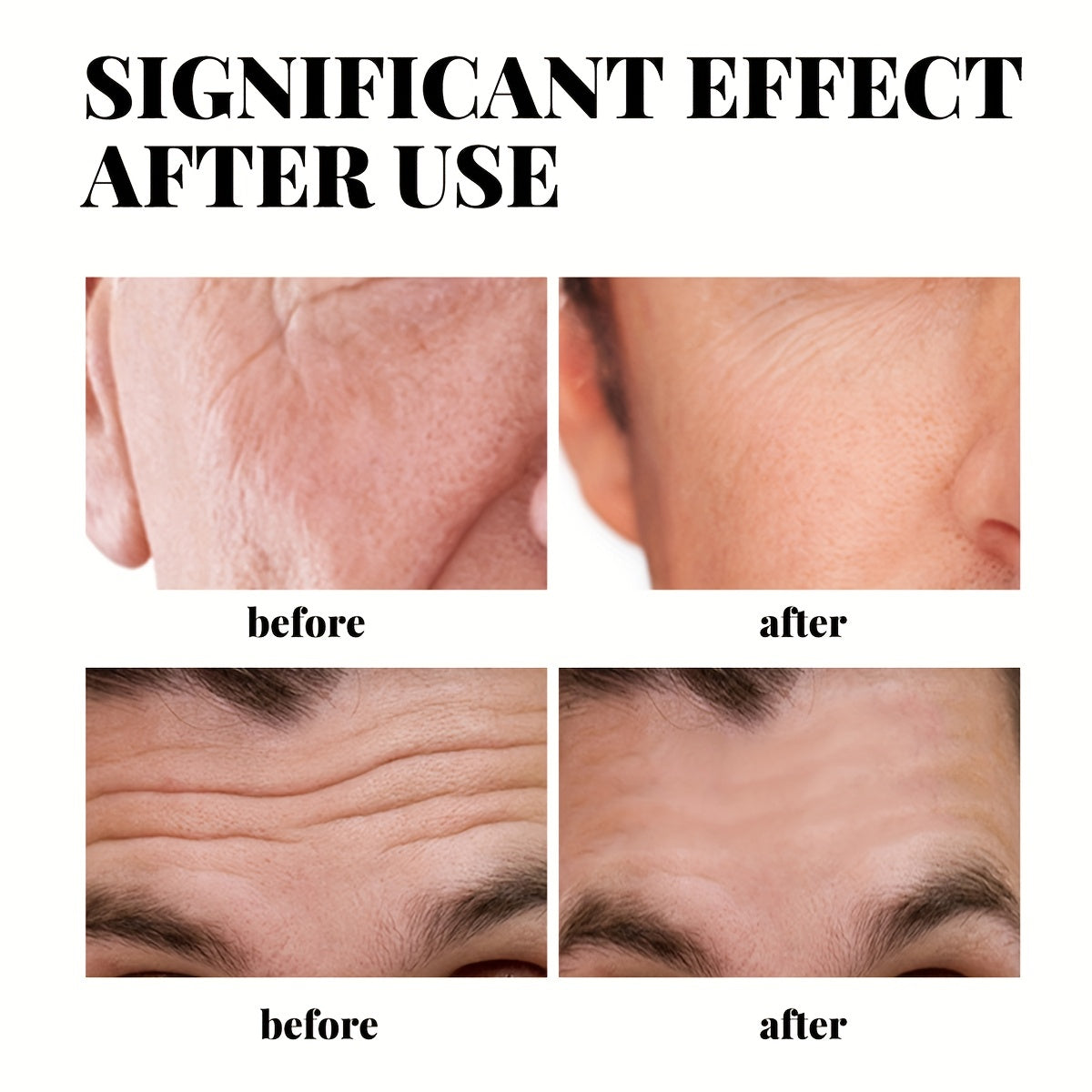 Men Face Cream with Collagen Retinol Hyaluronic Acid Vitamin E 1.76 Oz