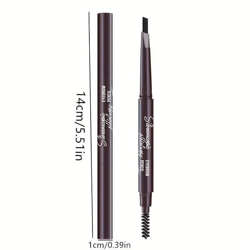 Double Ended Eyebrow Pencil Waterproof Long Lasting 5 Colors