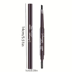 Double Ended Eyebrow Pencil Waterproof Long Lasting 5 Colors