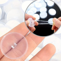 50pcs Ceiling Transparent Strong Self Adhesive Hook Christmas Storage DIY Decor