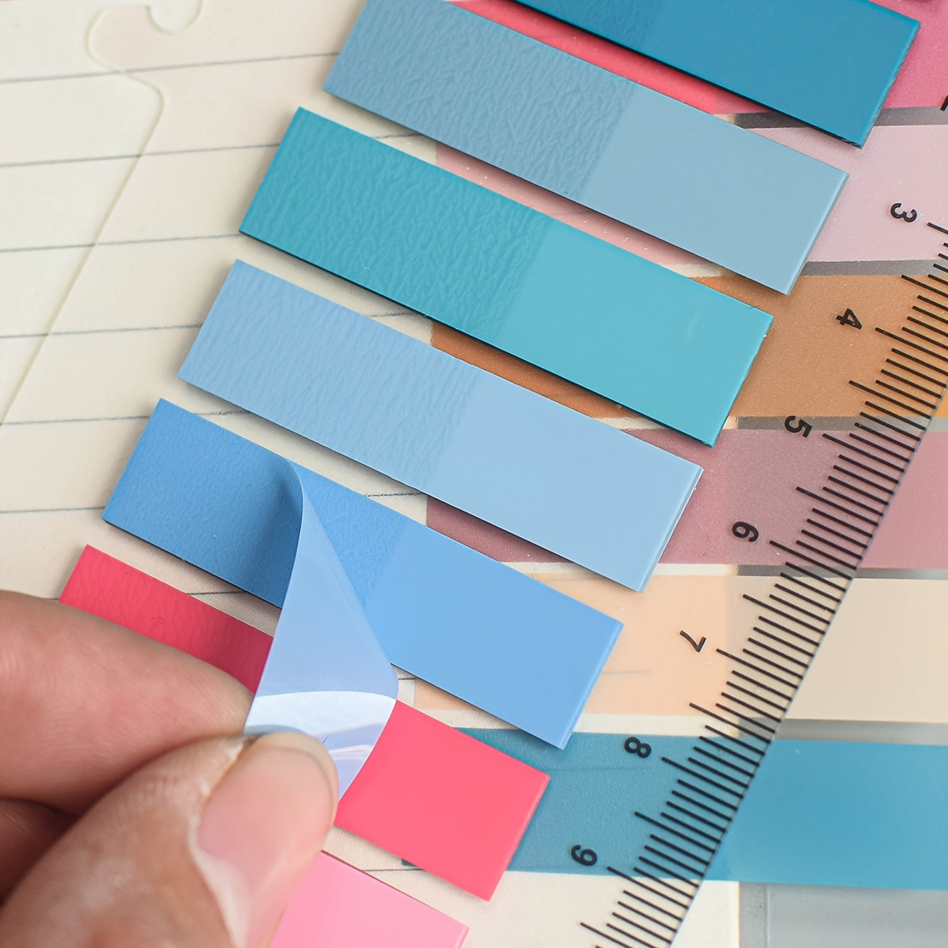 400 PET Sticky Notes Set for Students & Office Workers