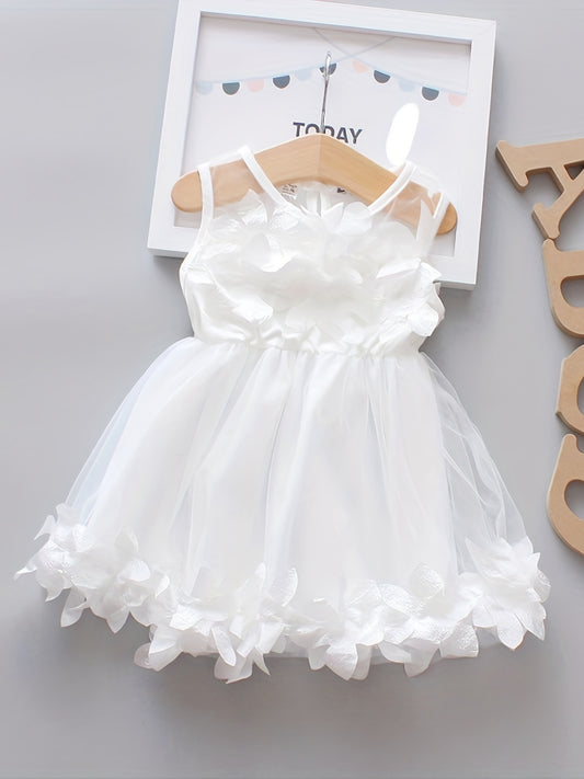 Flower Fairy Baby Girl's Party Dresses Mesh Princess Dress