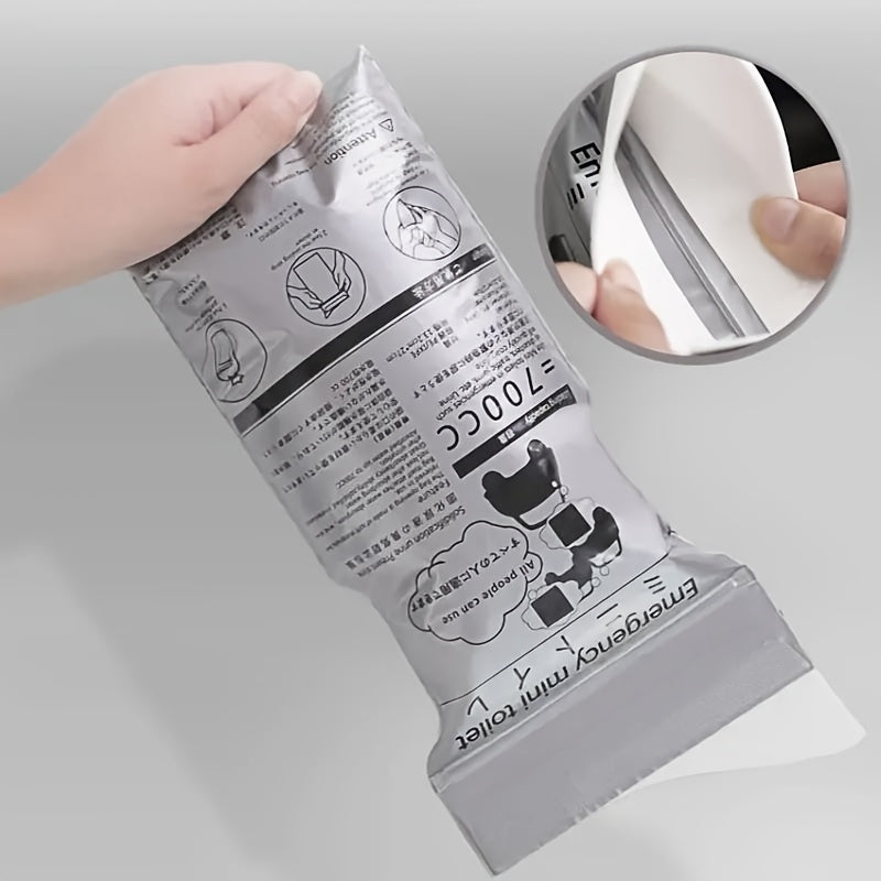4pcs Emergency Urinate Bags 23.67oz Portable Outdoor Travel Toilet Vomiting Bag