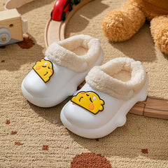 Boys Duck Winter Slipper Soft Soled Anti-slip Thermal
