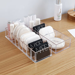 Cosmetics Storage Box Makeup Organizer Plastic Desktop Storage