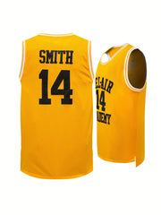 Men's Bel Air 14 Embroidered Basketball Jersey Retro Tank Top