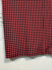 Women's Plus Plaid Print High Rise Bodycon Midi Skirt
