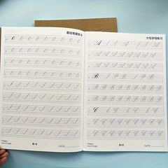 Handwriting Practice Workbook for Adults, Calligraphy Typography Skills
