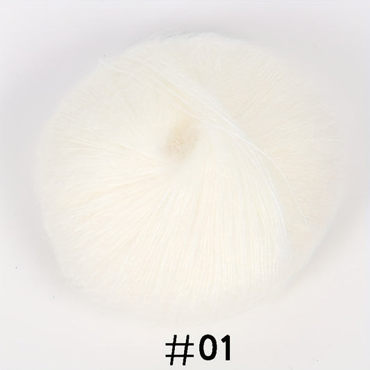 Soft Mohair Yarn for DIY Crocheting and Knitting