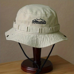 Foldable Outdoor Sunshade Boonie Hat Breathable Cotton Cowboy Hat