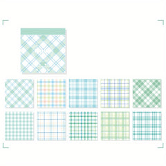 Hand Painted Sticky Notes Dreamy Check Series 400 Sheets