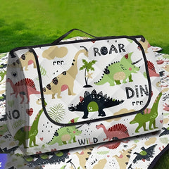 Cartoon Portable Picnic Mat Waterproof Beach Blanket