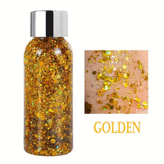 Glitter Body Gel Long Lasting Sequin Sparkling Cream
