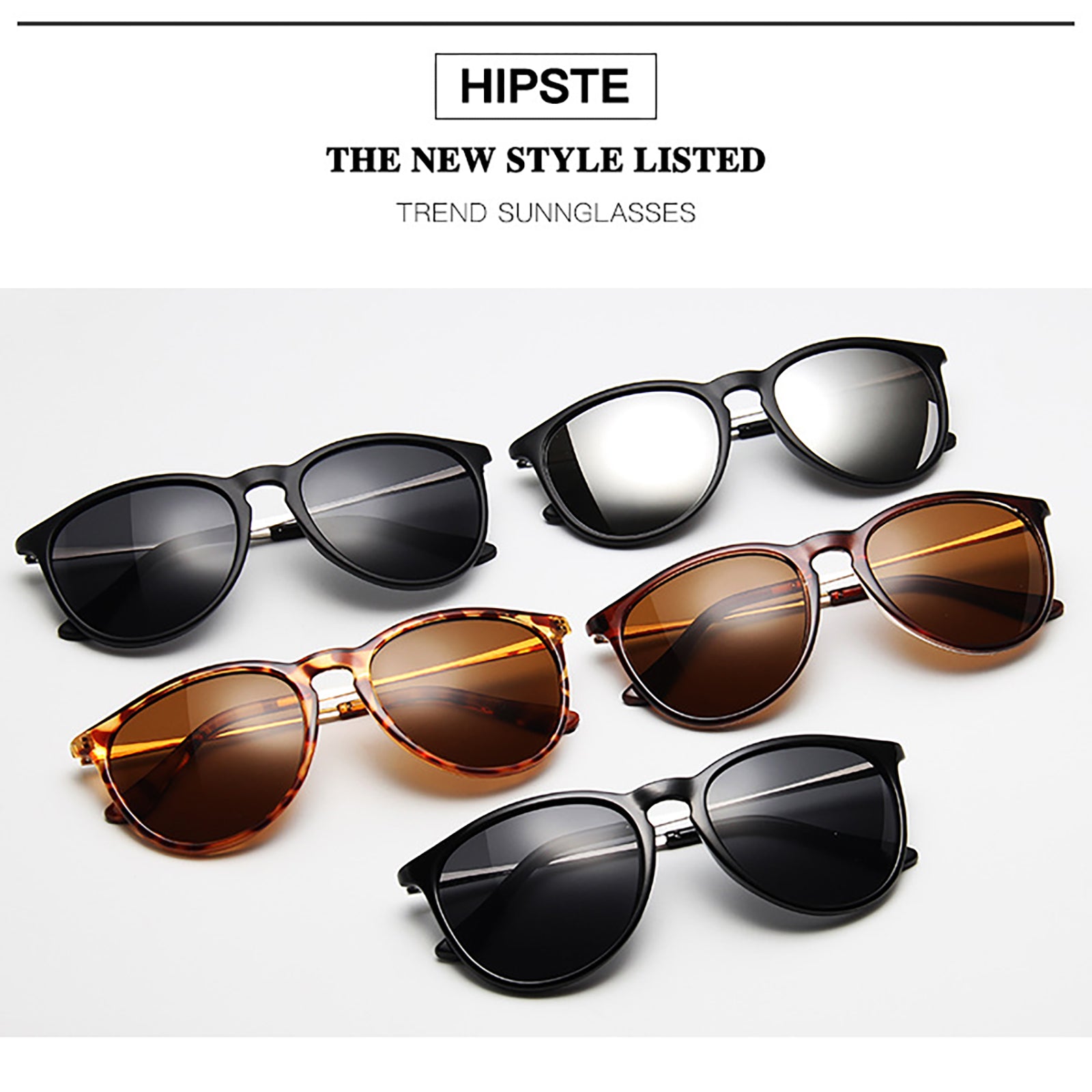 Men's Round Classic Retro Sunglass