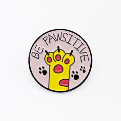 Cartoon Cat And Dog Club Brooch For Men