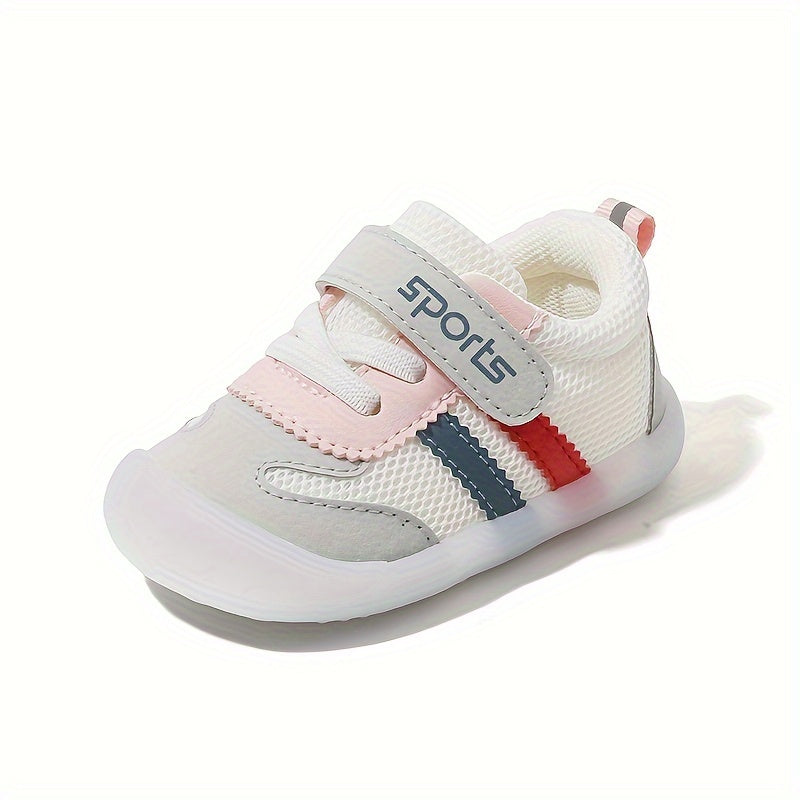 Baby Girls Lightweight Non Slip Sneakers for Indoor and Outdoor Walking