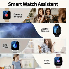 Sports Smartwatch 1.83'' Full Touch Screen Display w/ Message Answer