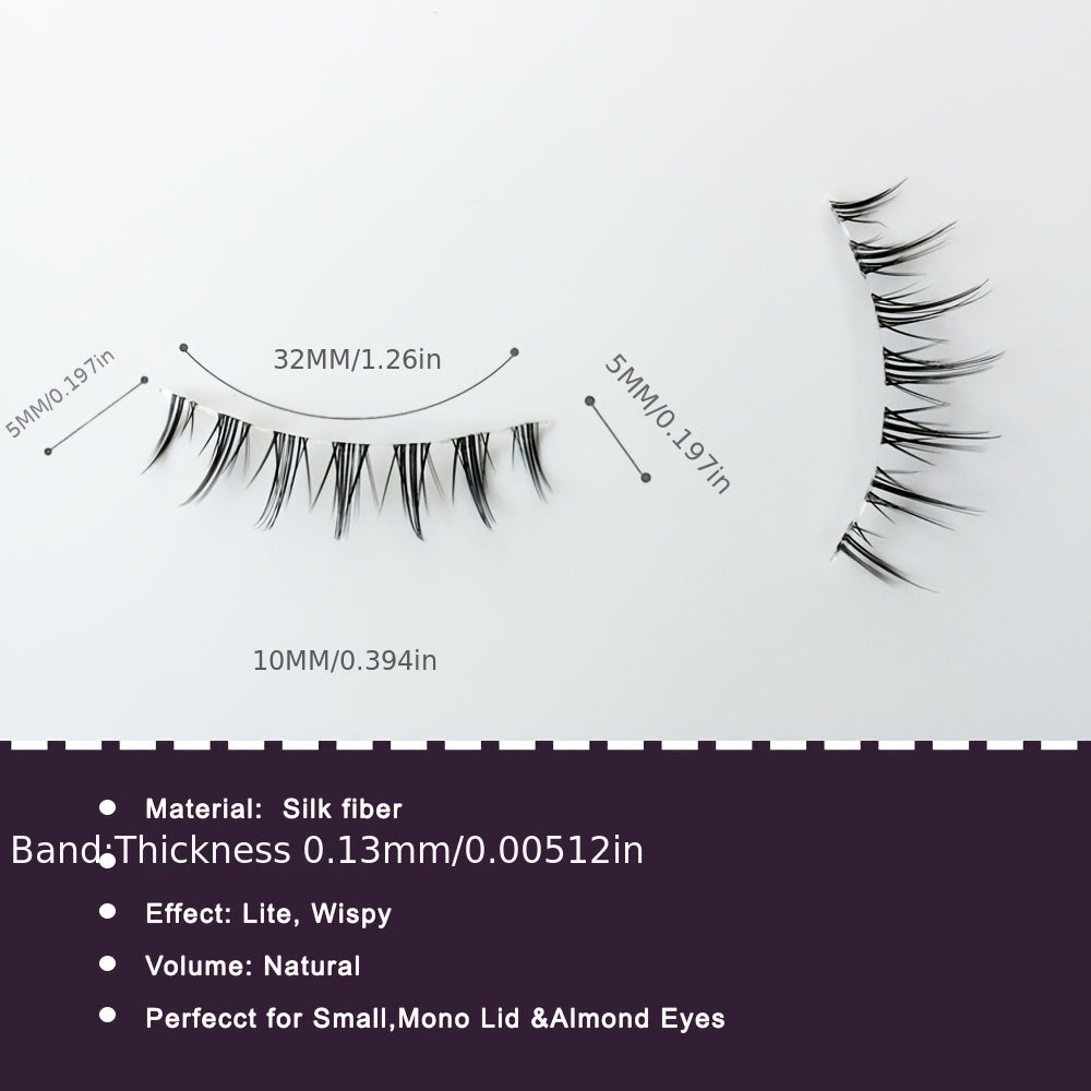 Natural Look Short Japanese False Eyelashes TS11