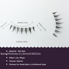 Natural Look Short Japanese False Eyelashes TS11