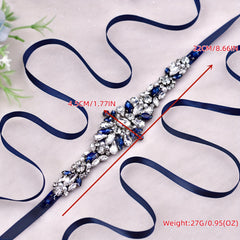 Royal Rhinestone Waist Band Bridal Dress Decoration
