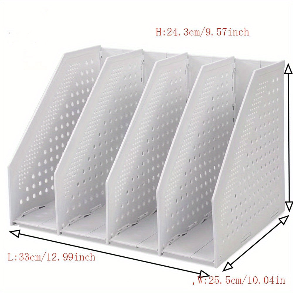 Desktop Book Stand Storage Organizer for Office Supplies