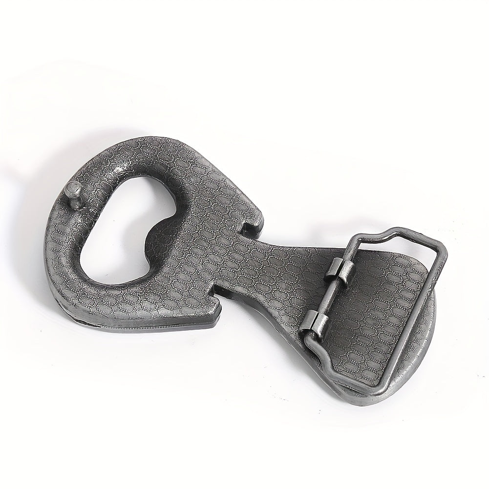 3D Stereoscopic Cans Pull Ring Beer Zinc Alloy Metal Belt Buckle
