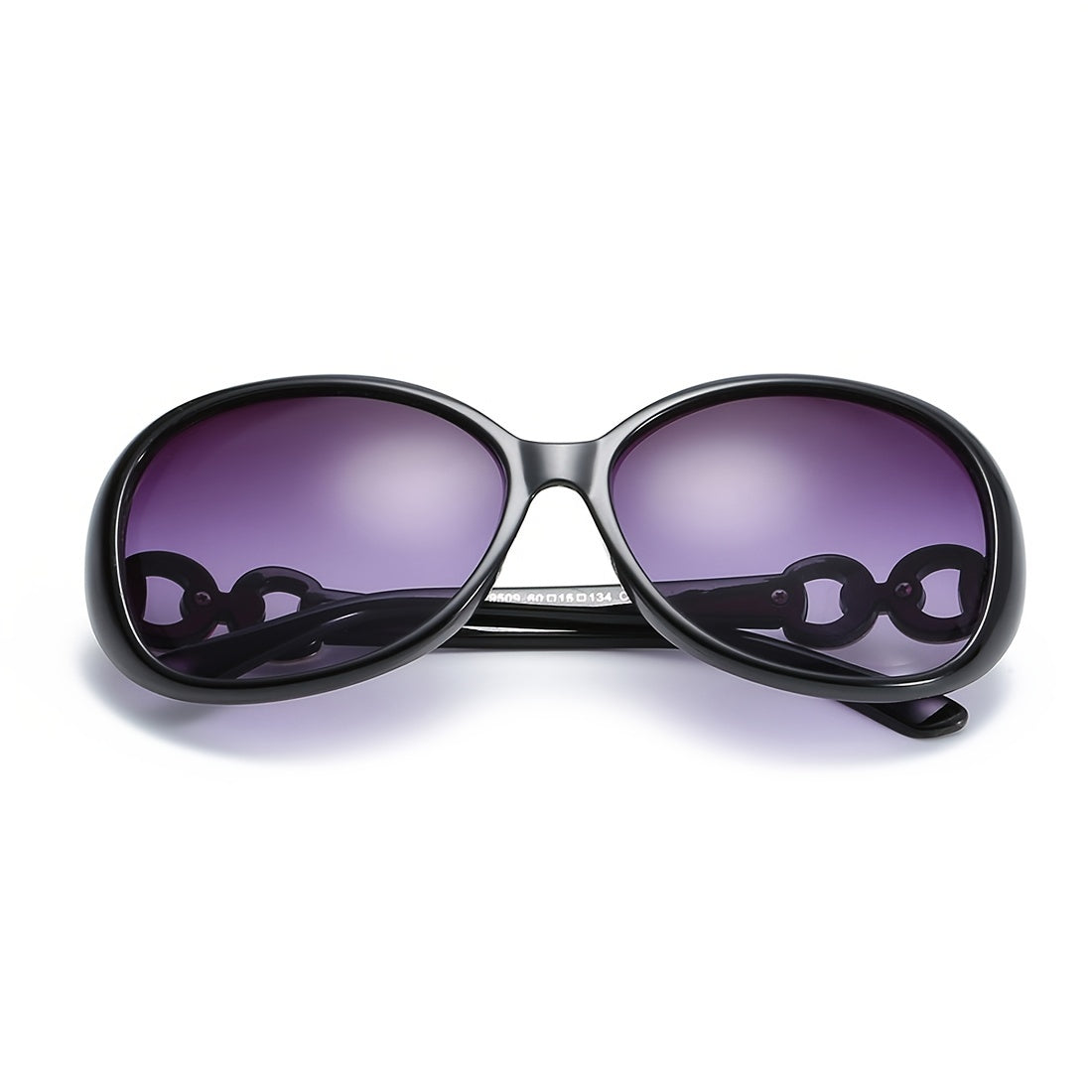 Vintage Oval Thick Frame Sunglasses Women UV400 Sun Glasses