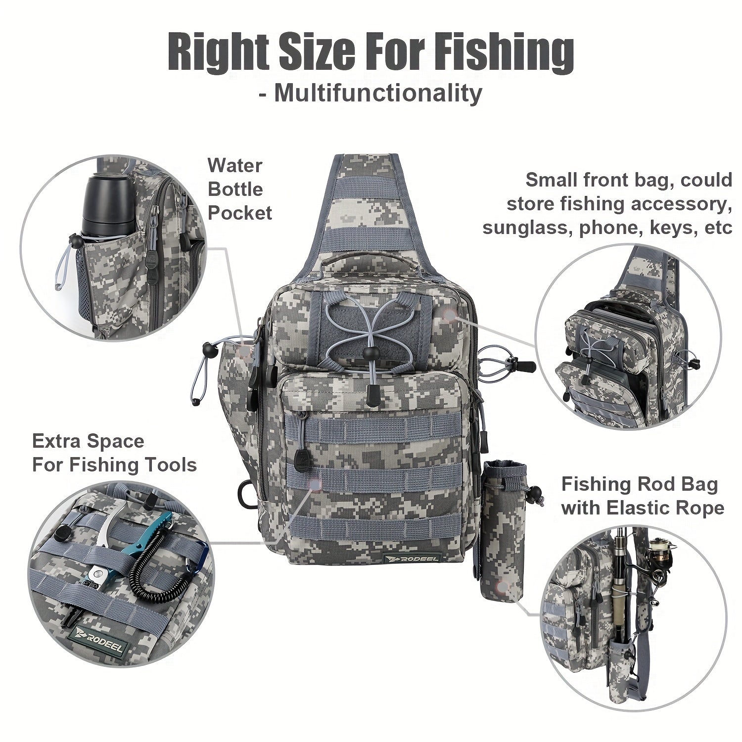 Waterproof Fishing Backpack with Storage Box