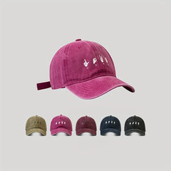 Vintage Baseball Cap LOVE Letter Embroidery Sun Protection Hat