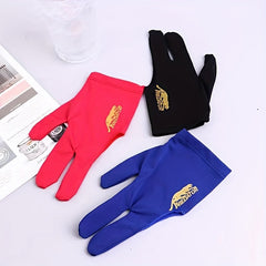 1pc Three finger Billiard Gloves Left Hand Snooker Pole Billiard Gloves