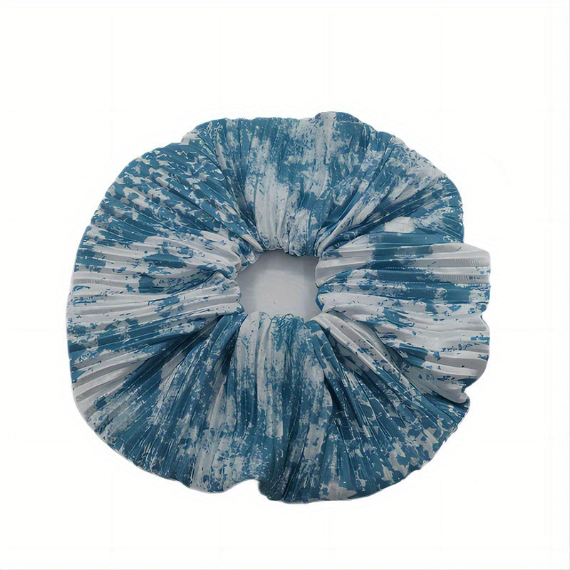 Large Tie Dye Scrunchies Hair Rope Ponytail Holder Accessories
