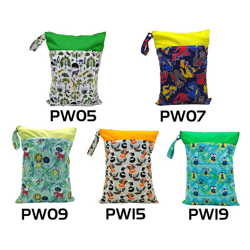 Reusable Diaper Wet Bag Waterproof Nappy Bags Swim Sport Travel Bags