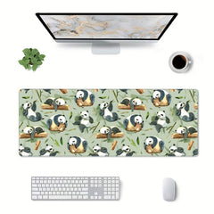 Panda Desk Mat Non Slip Mousepad