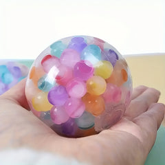 Rainbow Water Bead Grape Balls Stress Relief Toy