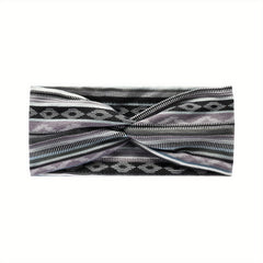 Colorful Striped Yoga Sports Headband Women's Hair Accessories