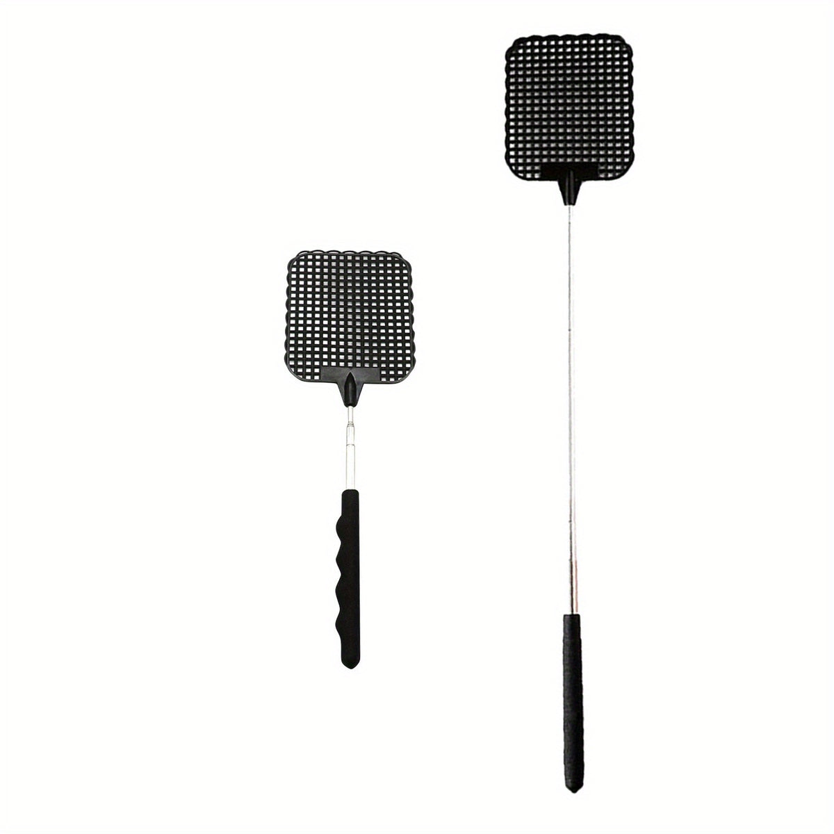 5 Packs Stainless Steel Retractable Fly Swatter