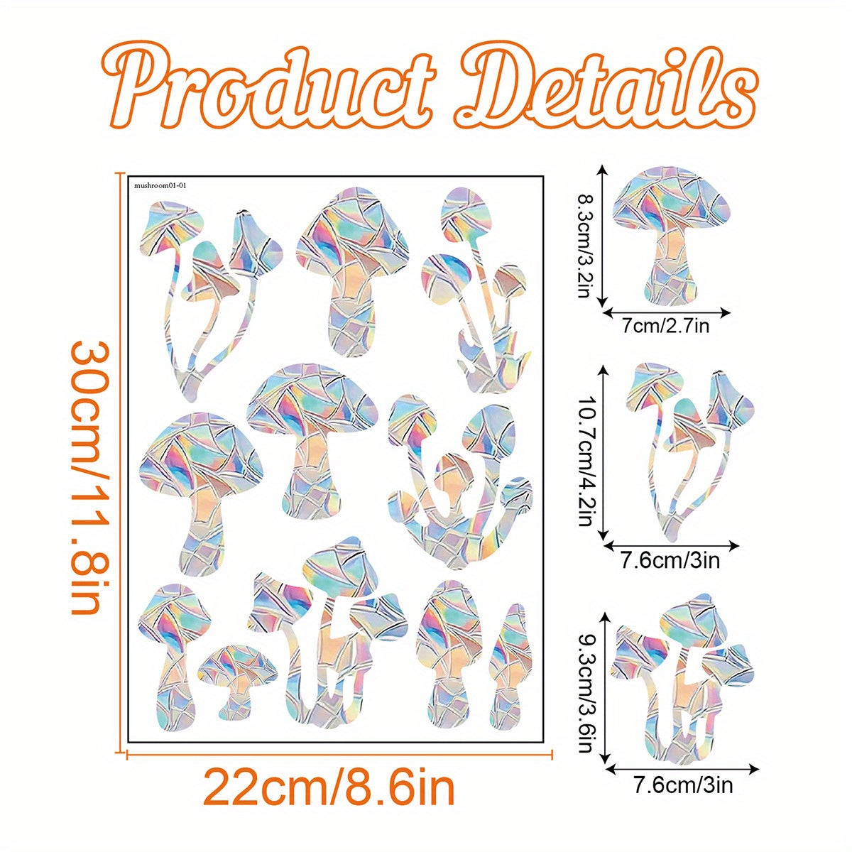 Static Window Anti-collision Glass Alarm Stickers
