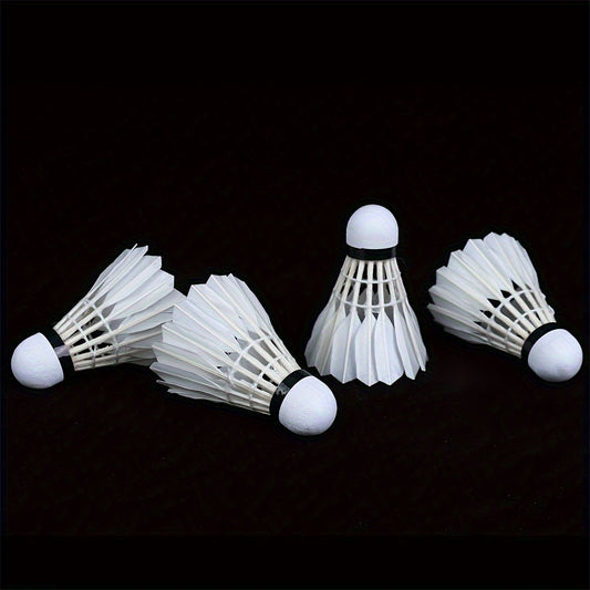 12pcs Feather Badminton Shuttlecocks For Competition Training
