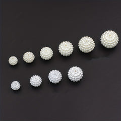 10 12 14 20mm Acrylic Bayberry Pearl Beads Round Spacer Beads For Jewelry Making